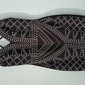 Windsor Black Geometric Pattern Shoes